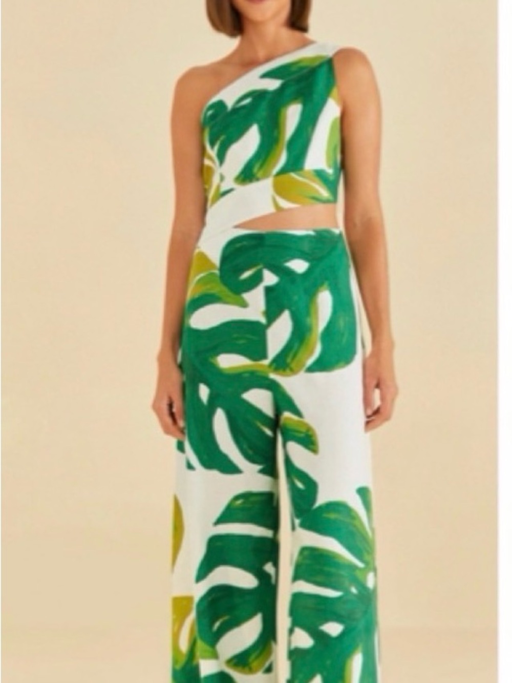 Farm Rio Monstera Jumpsuit Jumpsuit